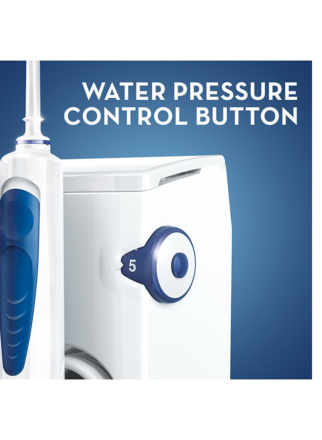 Oral-B Water Flosser Oxyjet Cleaning System + Pro 2000 Toothbrush, Removes up to 100% More Plaque, 1 Set White/Blue - Image 4