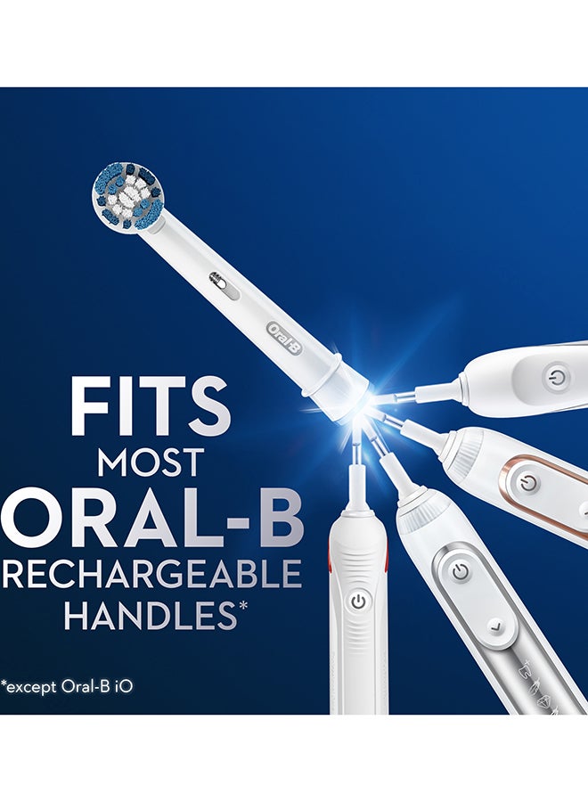 أورال بي رؤوس فرشاة بديلة فليكسي سوفت 3 قطع باللون الأبيض أبيض - Image 4