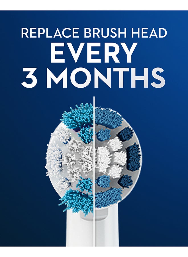 أورال بي رؤوس فرشاة بديلة فليكسي سوفت 3 قطع باللون الأبيض أبيض - Image 5