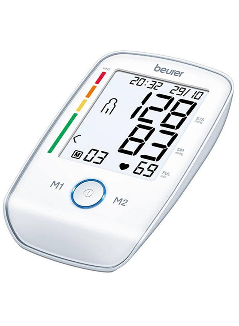 Beurer BM 45 Upper Arm Blood Pressure Monitor | Fully Automatic with Touch Sensor Buttons, Large LCD Display & Irregular Heartbeat Detection - Image 2