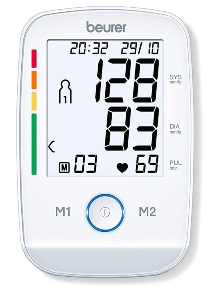 Beurer BM 45 Upper Arm Blood Pressure Monitor | Fully Automatic with Touch Sensor Buttons, Large LCD Display & Irregular Heartbeat Detection - Image 3