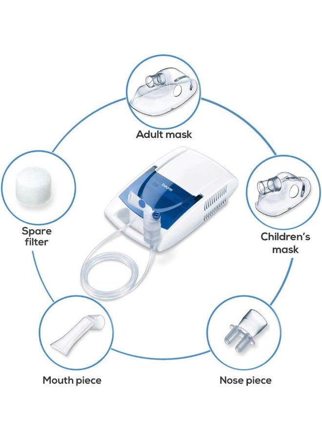 Beurer IH 21 Compressor Nebulizer | High-Performance Inhalation Therapy | For Colds, Asthma & Respiratory Conditions - pnsku/N27516821A/45/_/1740659225/1a3bcb13-66ed-42aa-af22-6afae4ff64ea