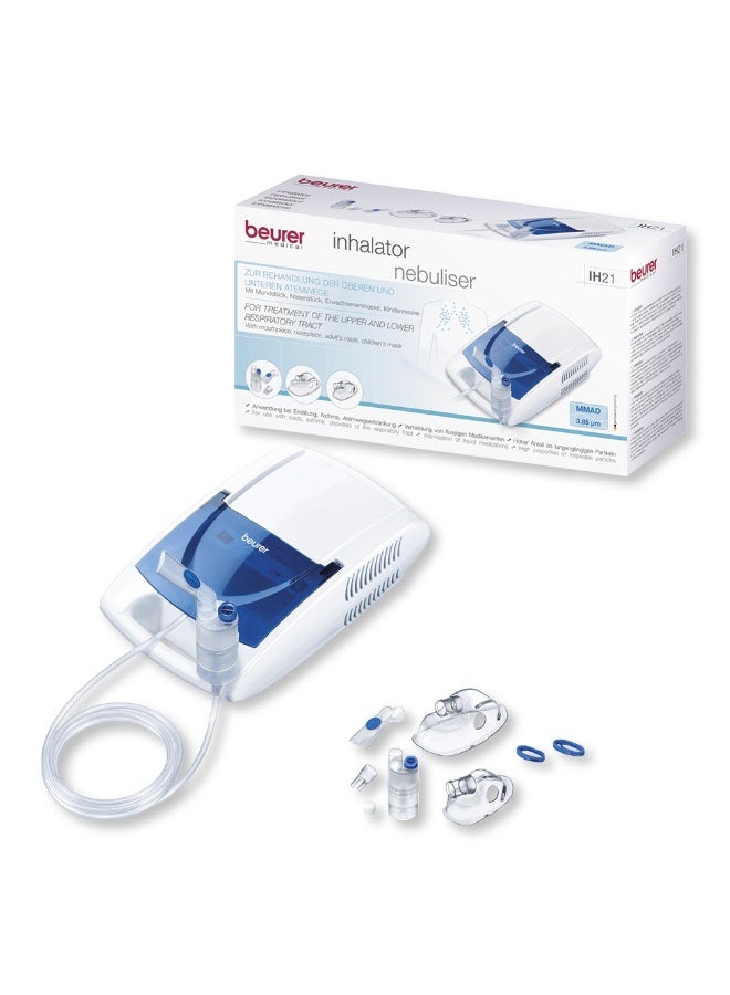 Beurer IH 21 Compressor Nebulizer | High-Performance Inhalation Therapy | For Colds, Asthma & Respiratory Conditions - pnsku/N27516821A/45/_/1740659226/c8284db2-79ec-46fe-bead-143ca66e4886