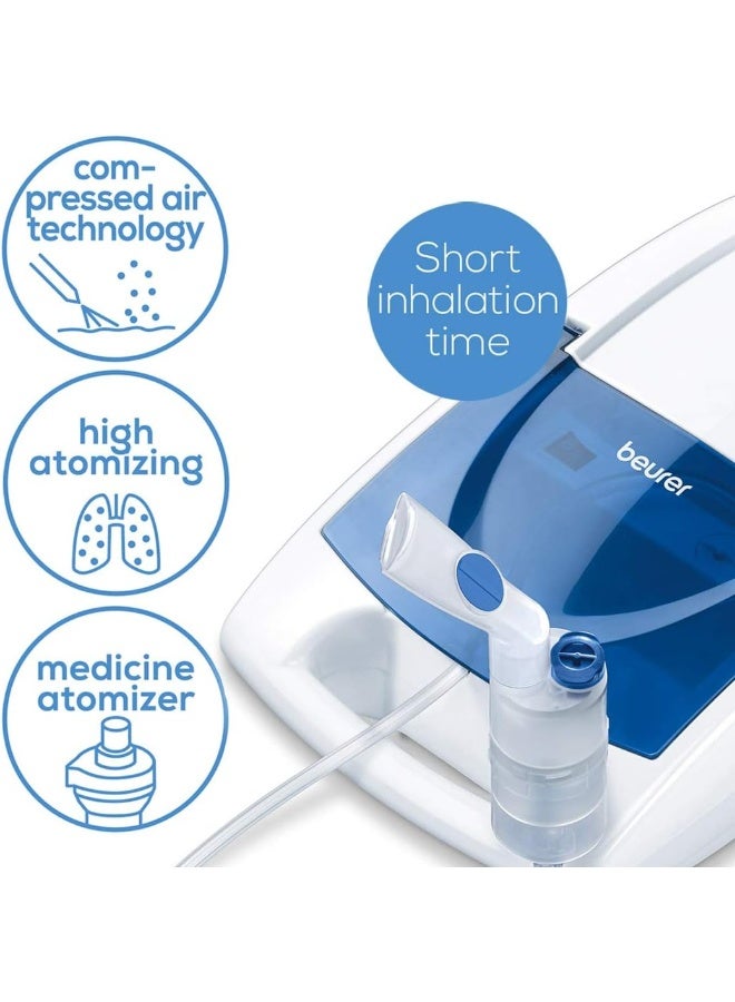 Beurer - IH 21 Compressor Nebulizer | High-Performance Inhalation Therapy | For Colds, Asthma & Respiratory Conditions - Image 1