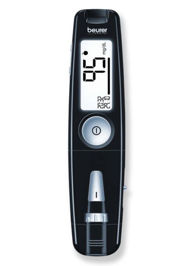 Beurer GL 50 Black Blood Glucose Monitor 3-in-1 Design Fast & Accurate Blood Sugar Testing - Image 3