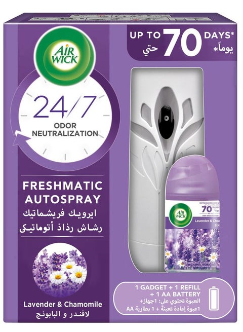 Freshmatic Auto Spray Kit Lavender And Chamomile Multicolour 250ml