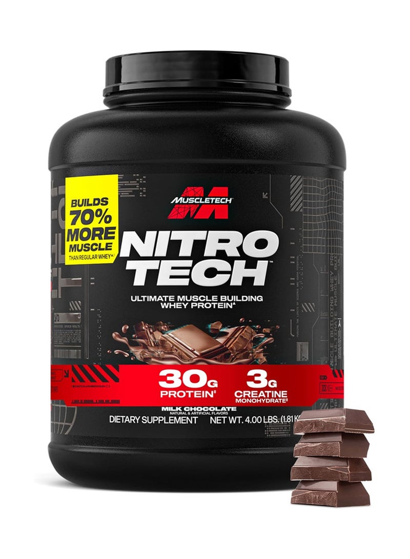 MuscleTech Nitro Tech Whey Isolate Protein - Strawberry - 1.81 Kg - Image 1
