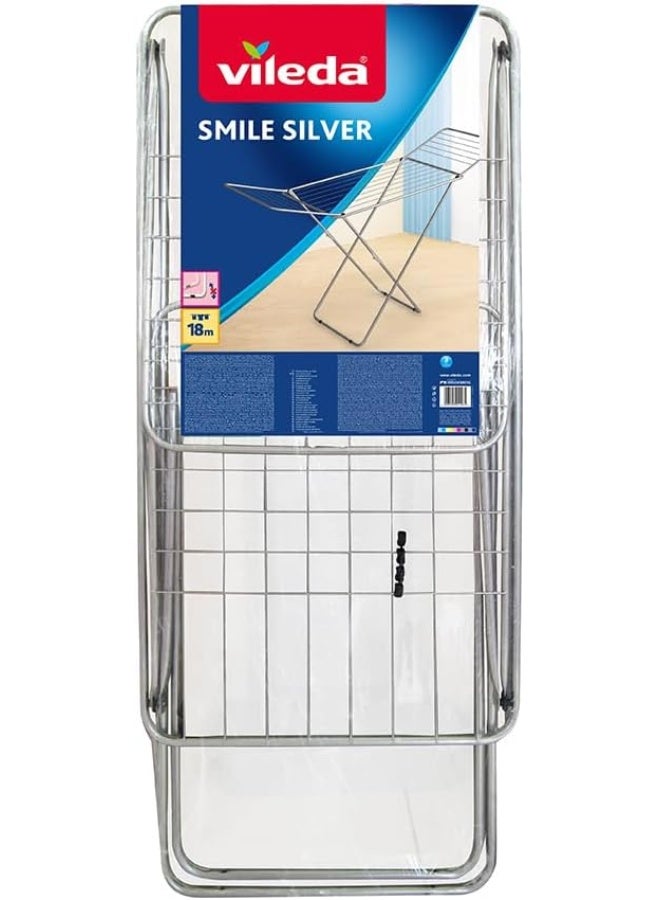 Vileda - Length Indoor Clothes Dryer High Quality Material Stable and Safe Spacious Space Easy to Set Up Multicolor 175x55x110cm - Image 1