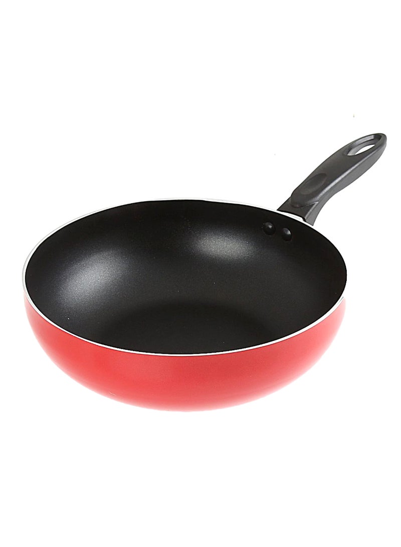 Aluminum Frying Pan Red 26cm - pnsku/N27560434A/45/_/1739788944/c39838d8-bd98-4ca7-8016-8b17d94f1b1f