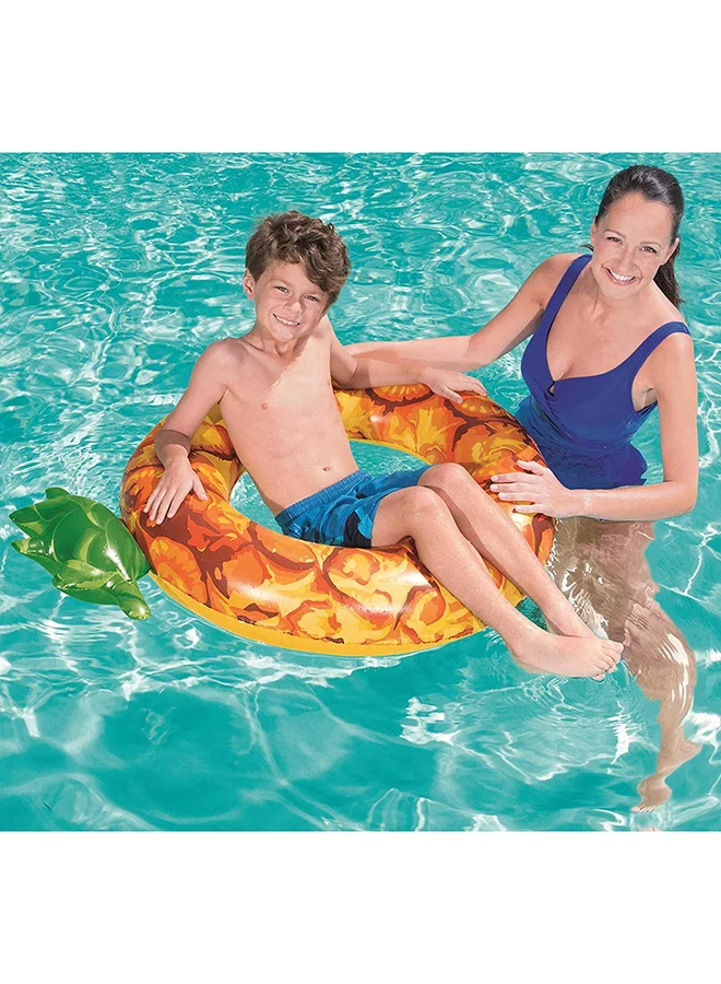 Bestway Inflatable Summer Fruit Ring Food Set - Novelty Pool Float Swimming Ring Lilo - Assorted - Pineapple or Watermelon 1.19meter