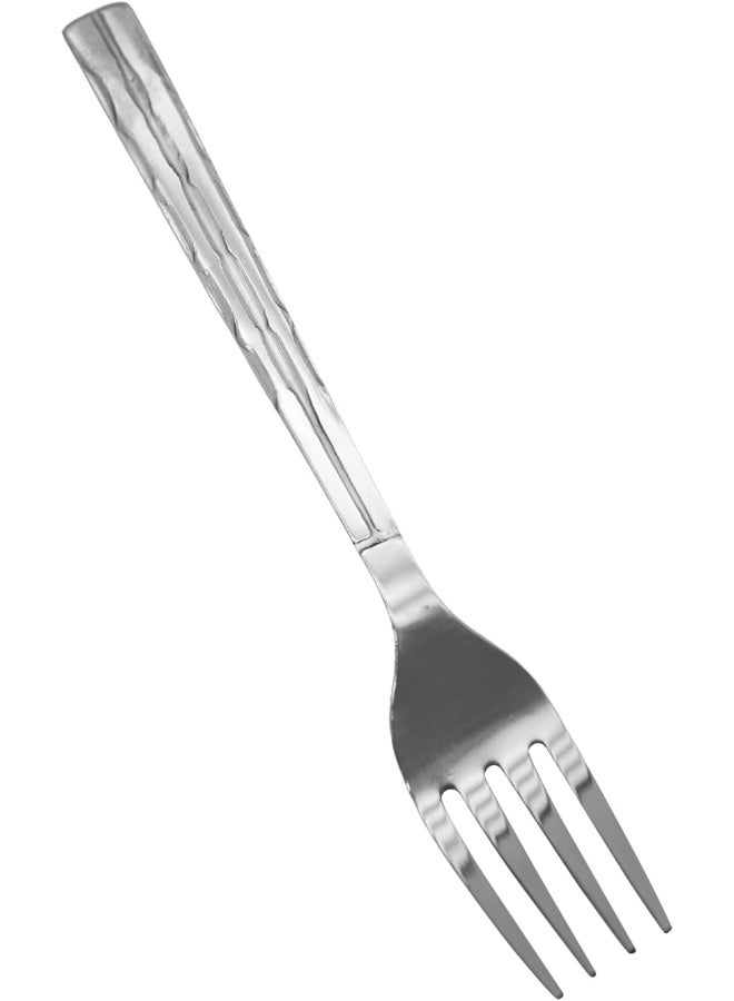 راج طقم شوك حلوى سيمفوني من 12 قطعة فضي - Image 1