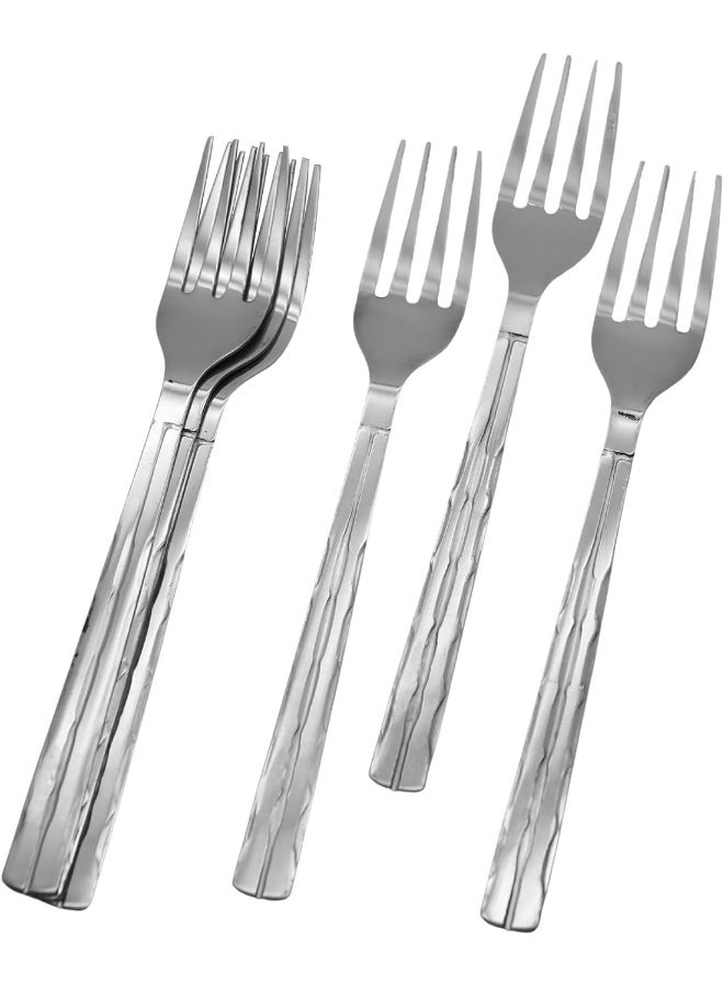 راج طقم شوك حلوى سيمفوني من 12 قطعة فضي - Image 3