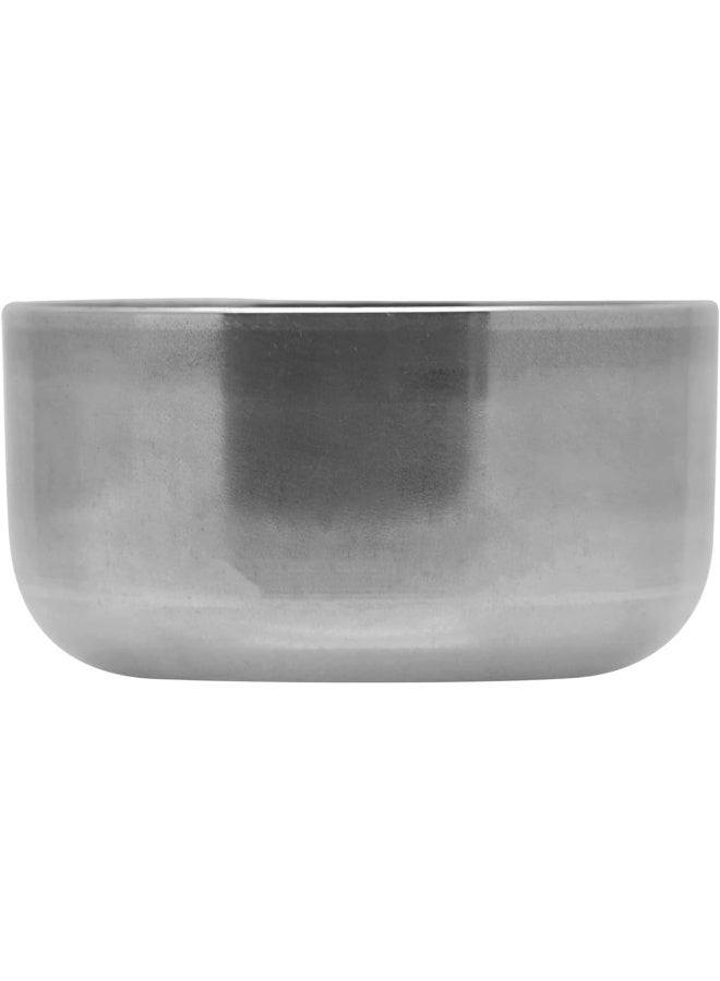 RAJ STAINLESS STEEL DINNERWARE BOWL, 7.5 CM Silver 7.5x4cm - Image 1