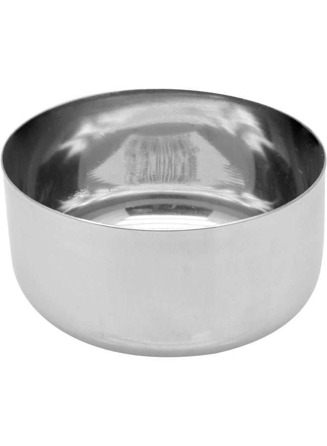 RAJ STAINLESS STEEL DINNERWARE BOWL, 7.5 CM Silver 7.5x4cm - Image 2