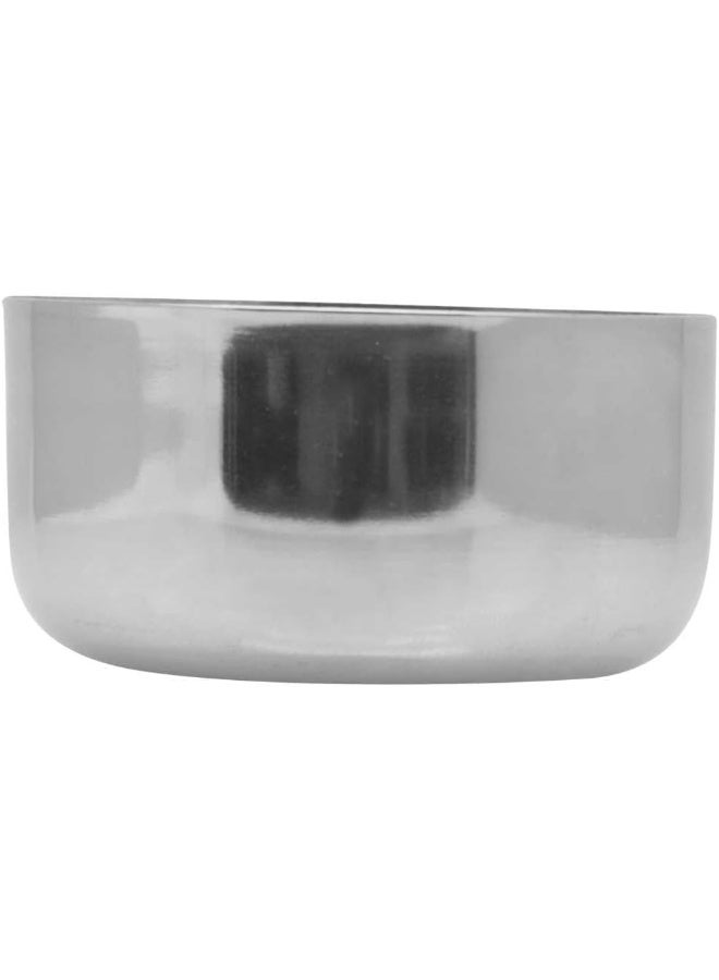 راج وعاء معدني فضي 9.5x5سم - Image 1