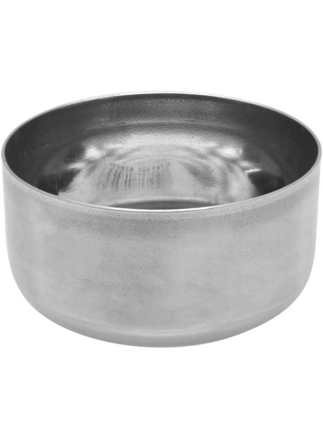 راج وعاء معدني فضي 9.5x5سم - Image 2