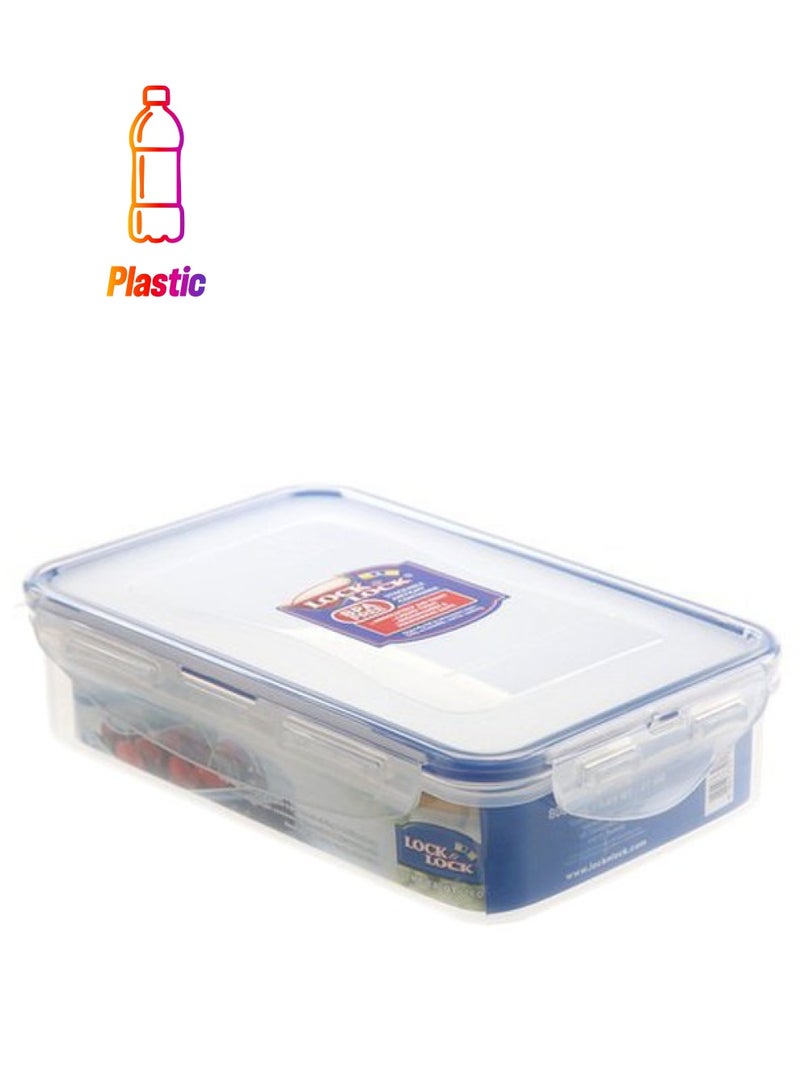 لوك اند لوك علبة طعام من البلاستيك سعة 800 مل، لون أبيض أبيض 800ملليلتر - Image 1