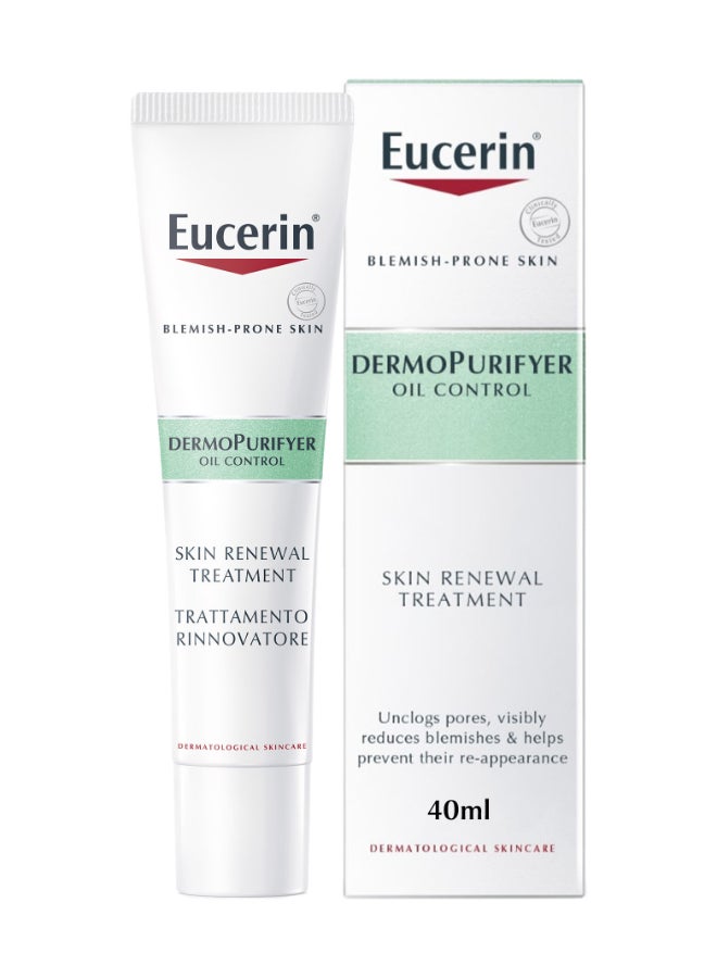 Eucerin - Dermopurifyer Oil Control Skin Renewal Treatment Face Serum For Blemish And Acne-Prone Skin With Hydroxy Complex Clear 40ml - Image 1