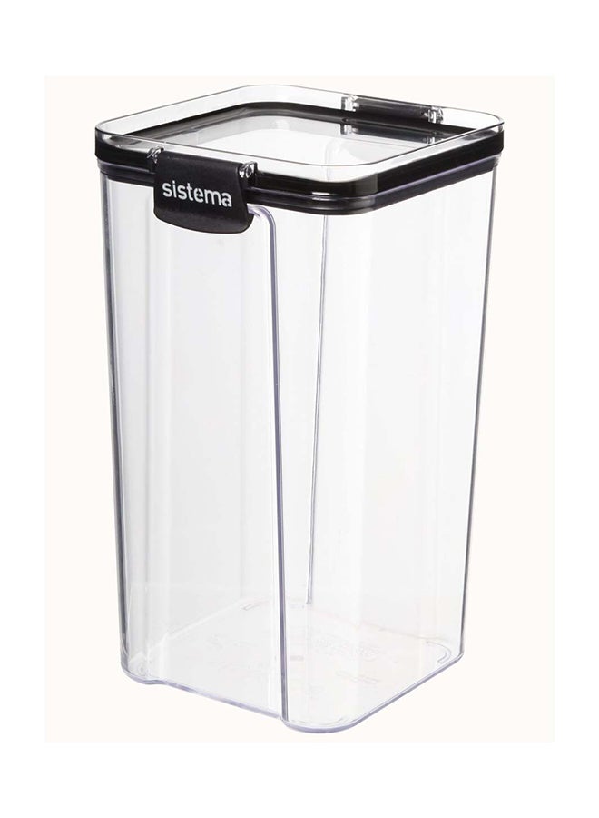 sistema - Tritan Ultra Square Food Container Clear - Image 1