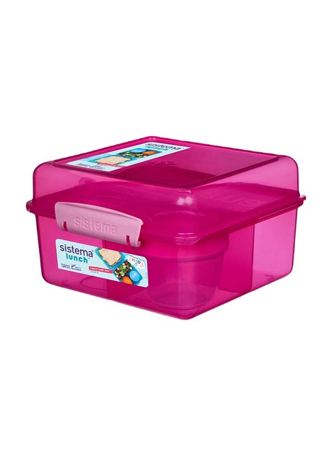Rectangular Food Container Pink
