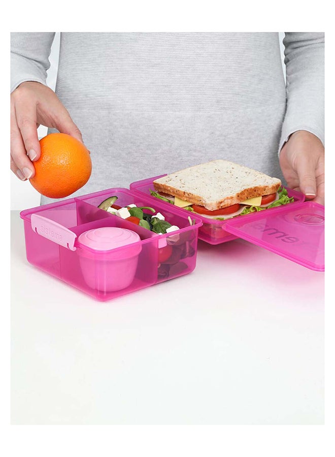 Rectangular Food Container Pink