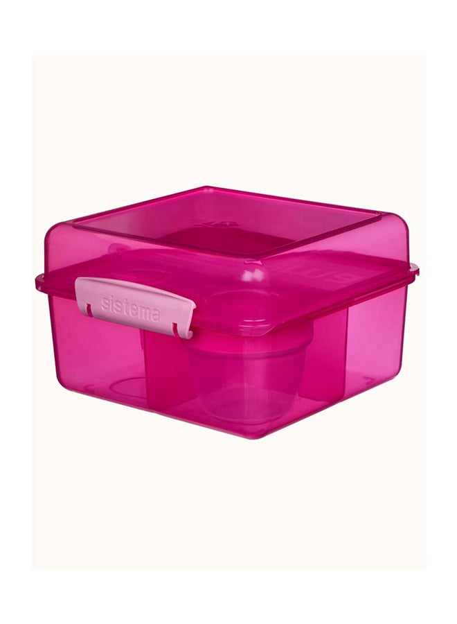 Rectangular Food Container Pink