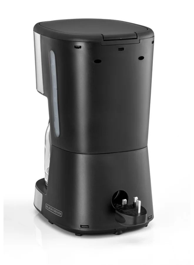BLACK+DECKER 12-Cup Coffee Maker, Programmable Drip Coffee Machine, 1.5L Glass Carafe, 24-Hour Timer, Keep Warm Function, LCD Display, Auto Shut-Off, Boil Dry Protection, 1.5 L 900 W DCM85-B5 Black/Silver