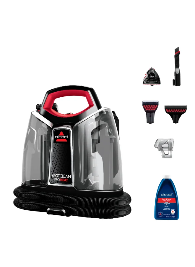 Bissell Spotclean Proheat 4720E Portable Cleaner With Powerful Suction & Heatwave Technology | Removes Tough Stains From Carpets, Furniture, Curtains & Car Interiors | 2-Year Warranty