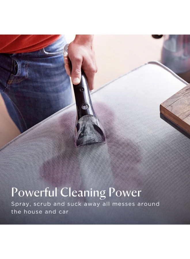 بيسيل بيسل 4720E SpotClean ProHeat – مكنسة محمولة بقوة شفط عالية وتقنية HeatWave | تزيل البقع الصعبة من السجاد والأثاث والستائر و فرش السيارات | مع ضمان سنتين من بيسل