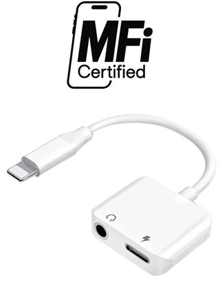 2-In-1 Lightning Charging And Audio Adapter White - pnsku/N27652788A/45/_/1738266479/02bc7049-5e39-4e74-84cc-2ae6dcb720fb