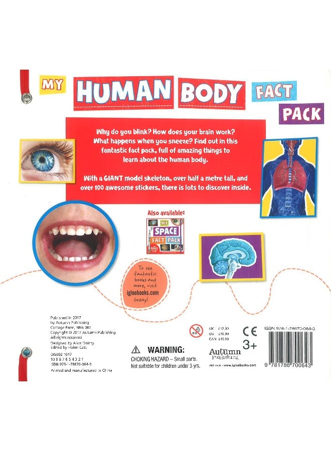 My Human Body Fact Pack Hardcover English - 01 Nov 2017 - Image 2