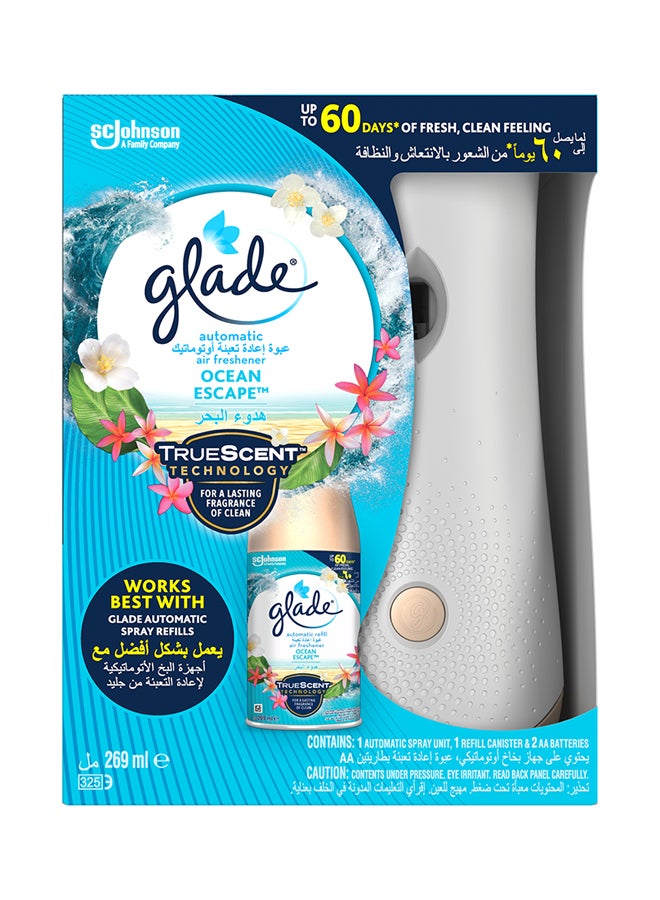 Glade Automatic Spray Holder Ocean Escape 269ml  - Image 1