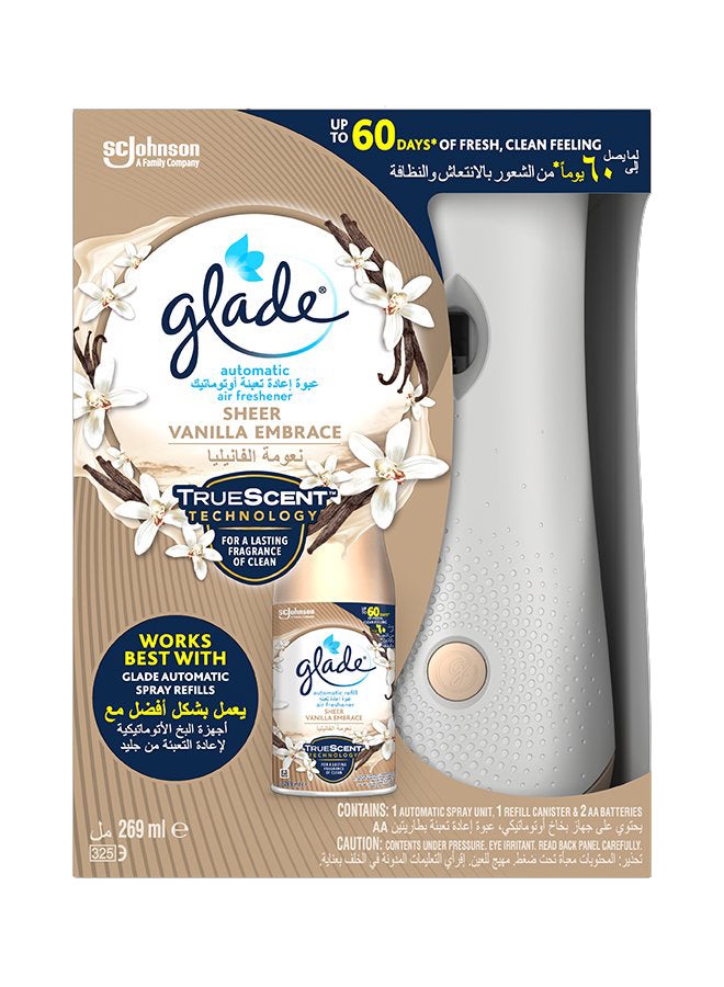 جليد مجموعة تتضمن جهاز بخاخ أوتوماتيكياً مع عبوة قابلة لإعادة التعبئة نعومة الفانيليا 269ملليلتر - Image 1