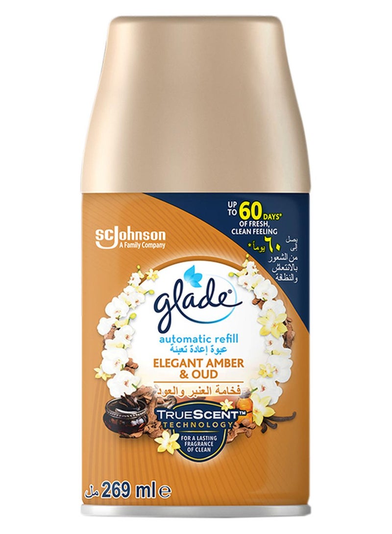 جليد عبوة بخاخ أوتوماتيكي قابلة لإعادة التعبئة فخامة العنبر والعود 269.0ملليلتر - Image 1