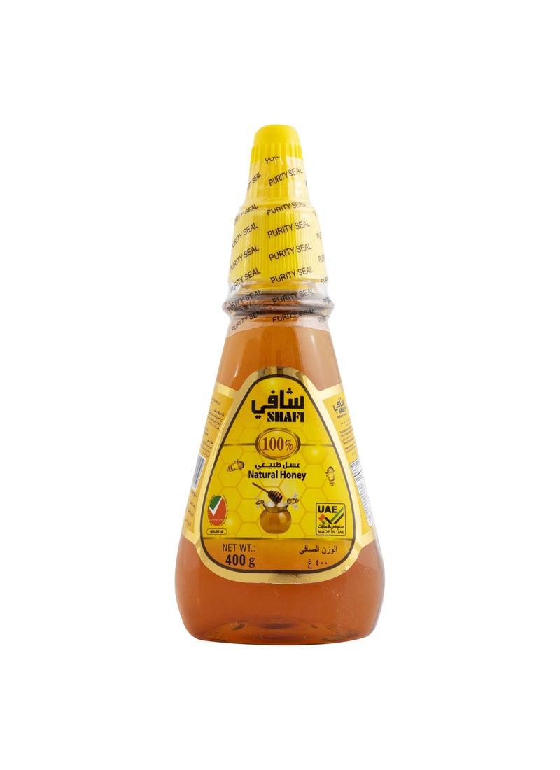 Al Shafi Squeezy Natural Honey 400grams - Image 1