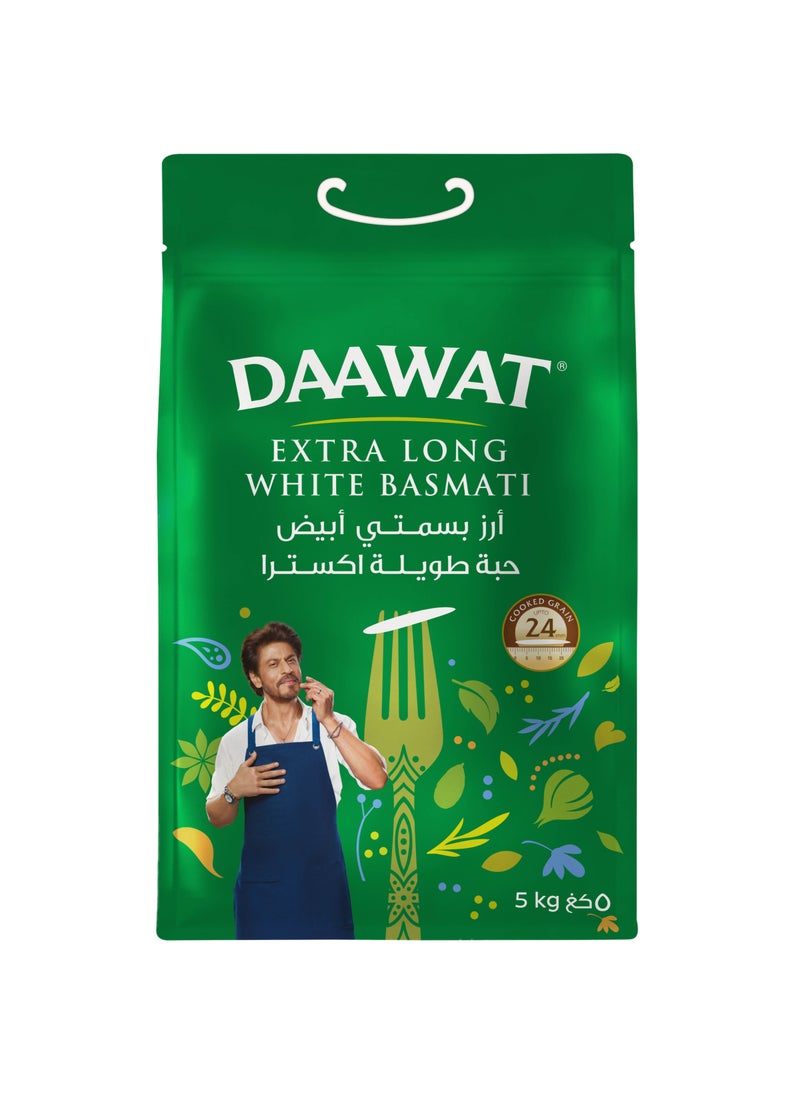 داوات أرز بسمتي أبيض بحبة طويلة جداً 5كيلوجرام - Image 1