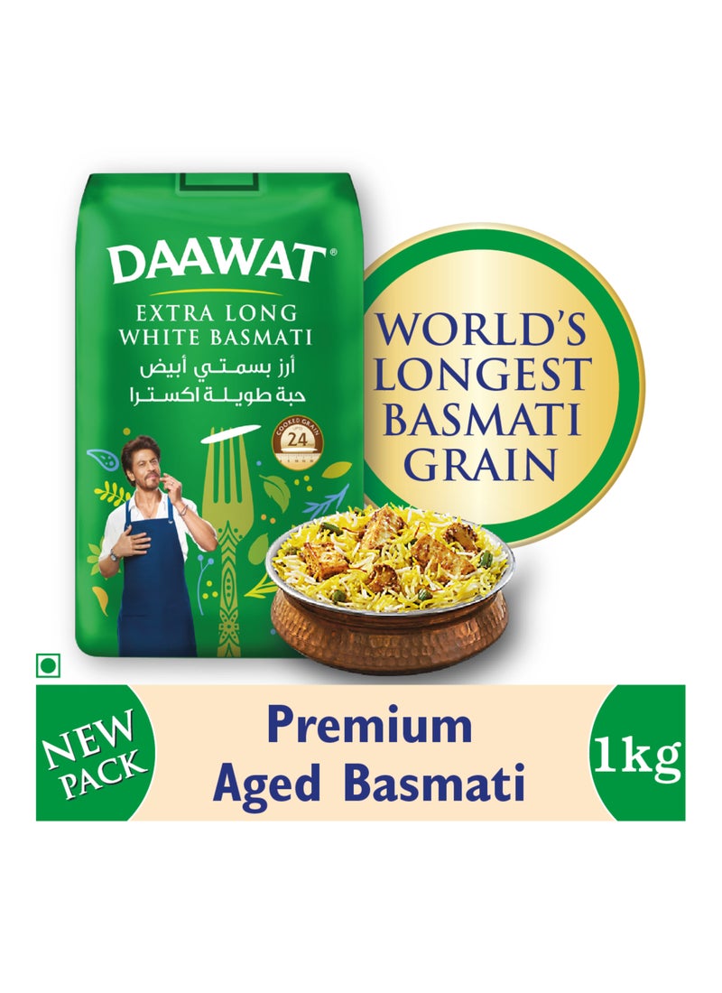 Daawat Extra Long Grain White Basmati Rice 1kg - Image 5