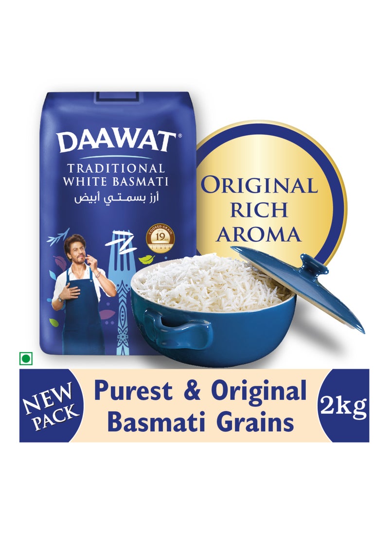 Daawat Traditional White Indian Basmati Rice 2kg - Image 5