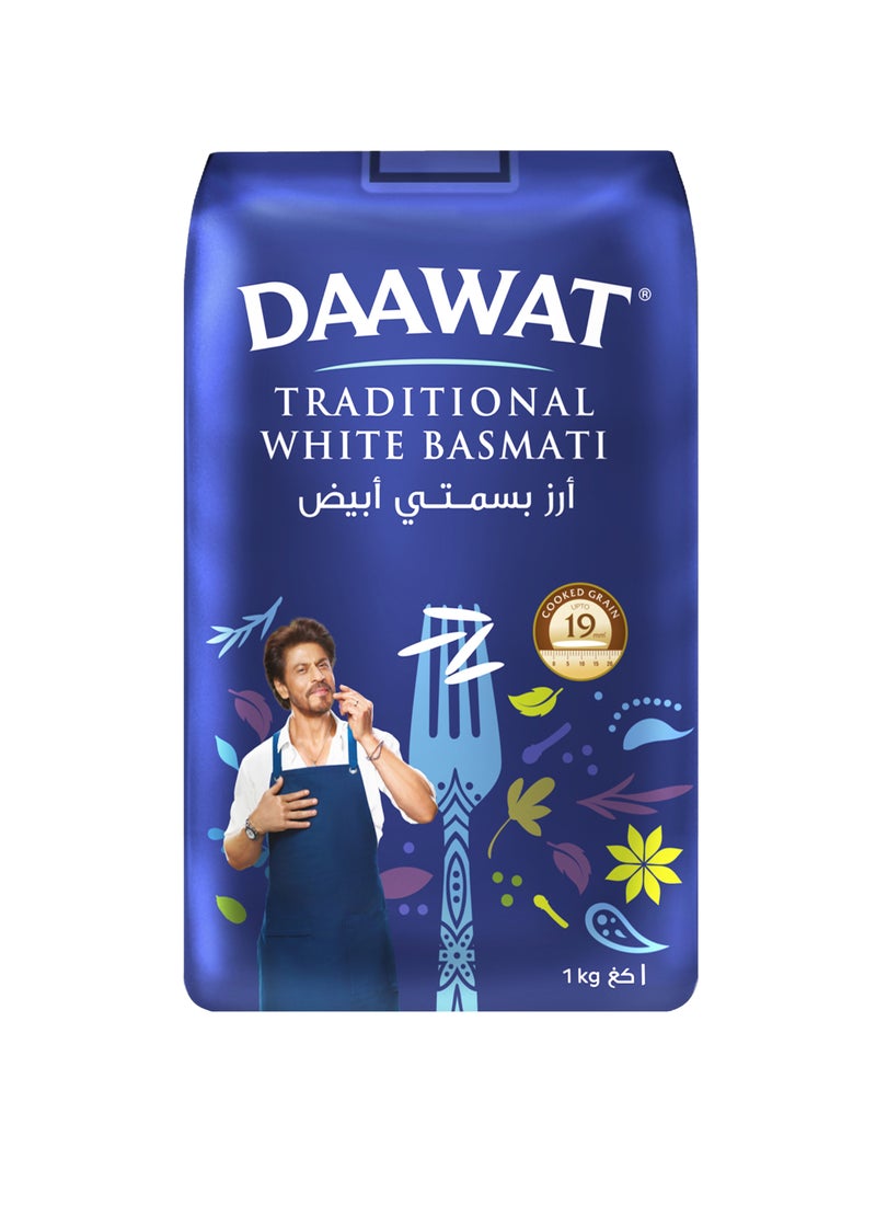 Daawat Traditional Basmati Rice 1kg - Image 1