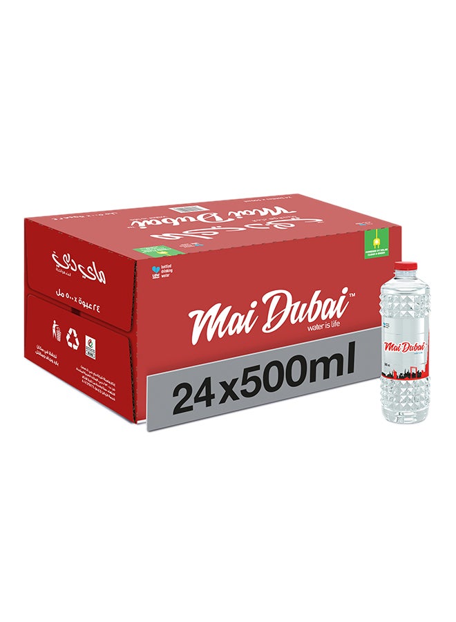 Mai Dubai Drinking water 500ml Pack of 24 - Image 1