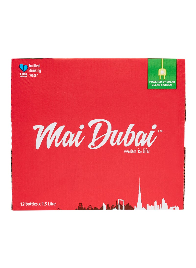 Mai Dubai Bottled Drinking Water 1.5Liters Pack of 12 - Image 3