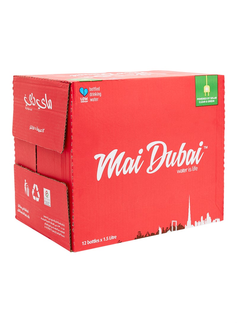 Mai Dubai Bottled Drinking Water 1.5Liters Pack of 12 - Image 4