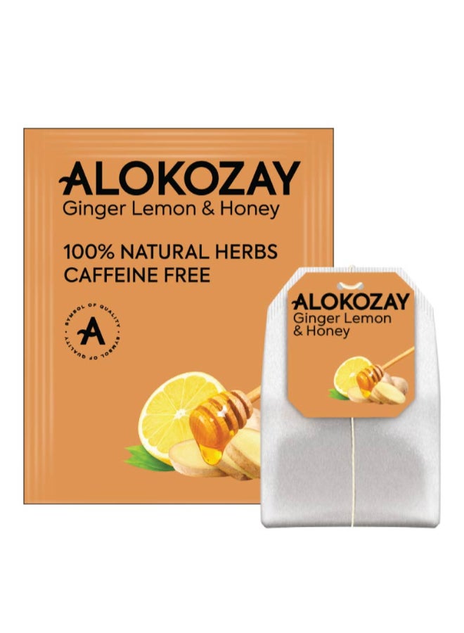 Alokozay Ginger Lemon And Honey 25 Tea Bags 45.0grams  - Image 2