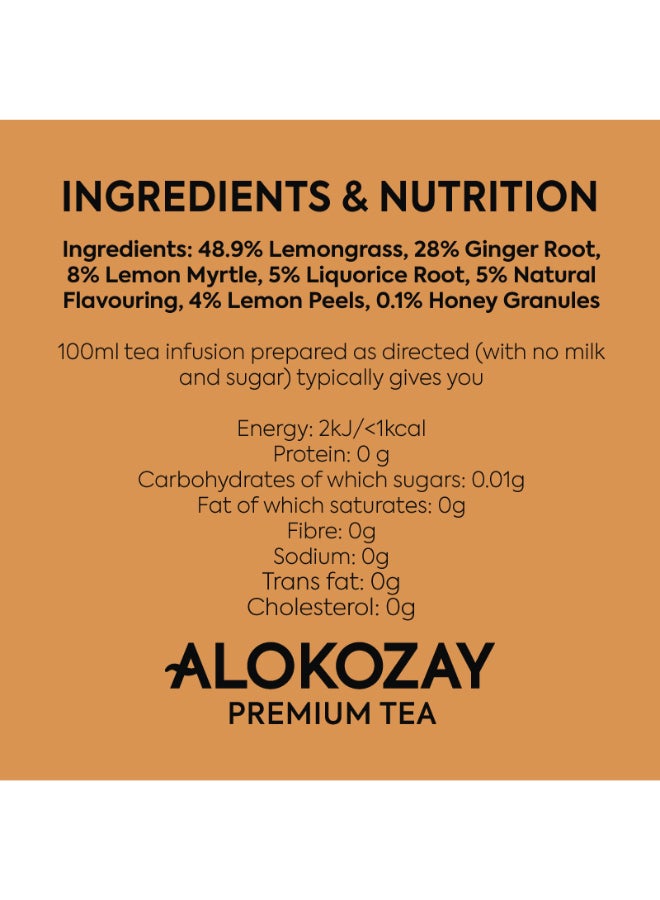 Alokozay Ginger Lemon And Honey 25 Tea Bags 45.0grams  - Image 3