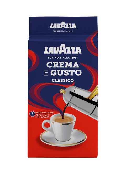 Crema E Gusto Classico Ground Coffee 250grams