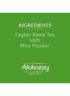 Alokozay Mixture Of Ceylon Black Tea with Mint 25 Tea Bags 50.0grams Pack of 25  - Image 4
