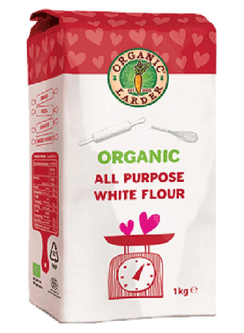 Organic Larder All Purpose White Flour 1kg - Image 1