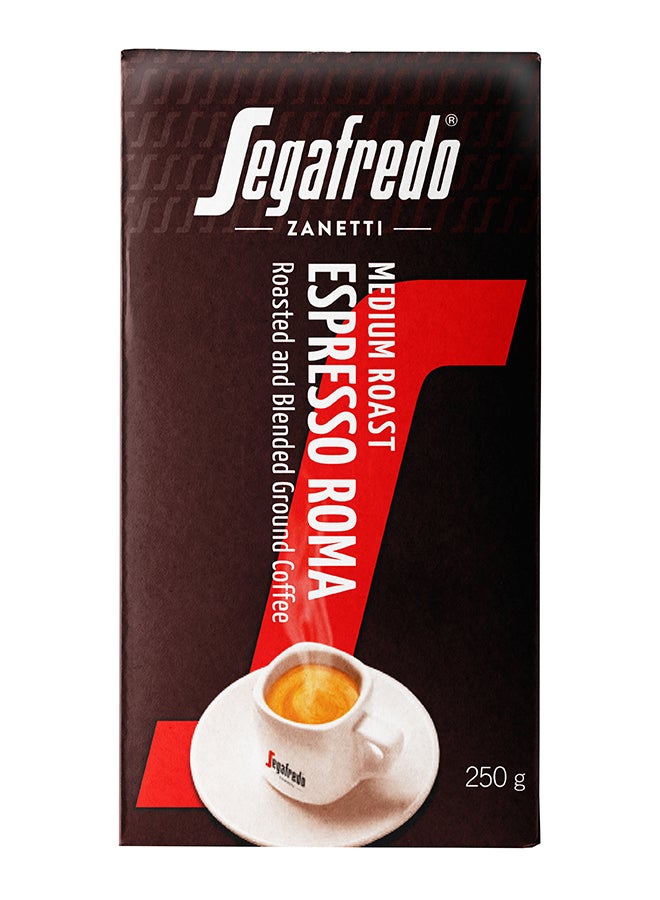 Segafredo Zanetti Espresso Roma Medium Roast Ground Coffee 250grams  - Image 1