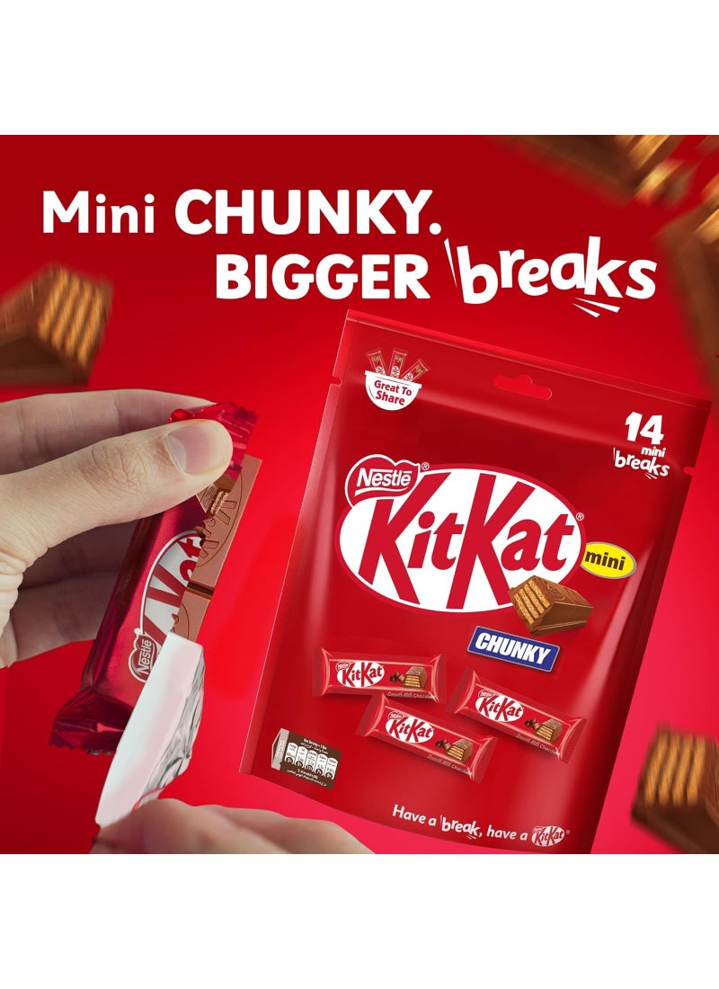KitKat Chunky Mini Chocolate Wafer Bag 224grams - Image 3