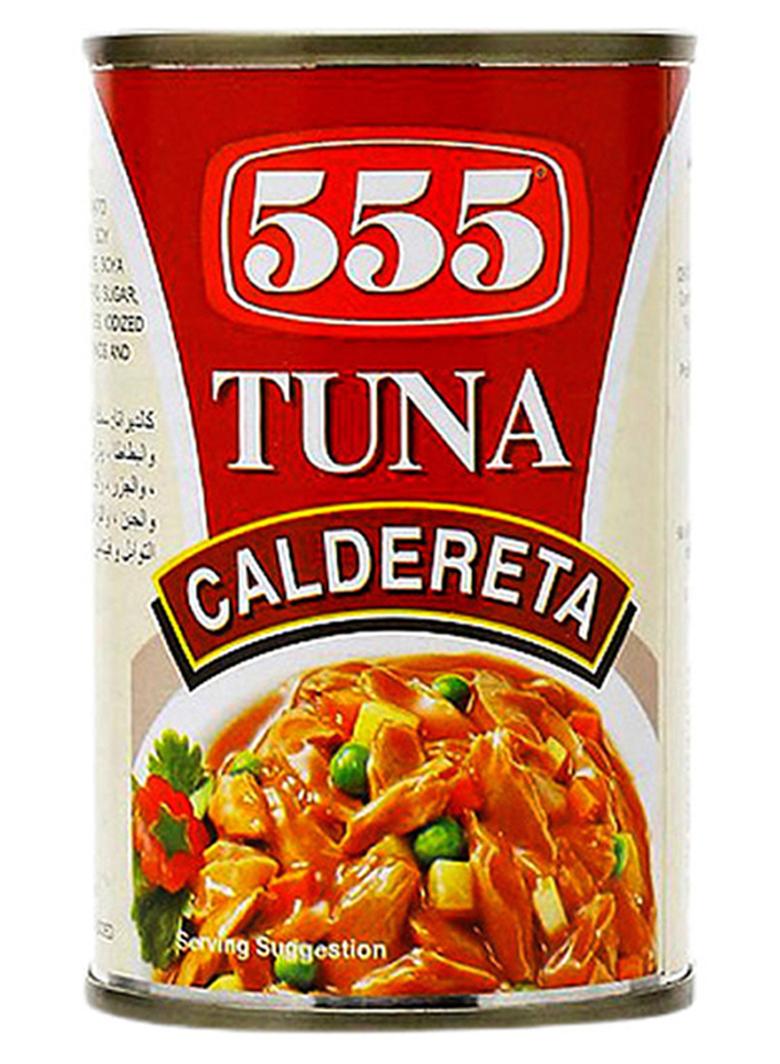 555 Caldereta Tuna Flakes 155grams - Image 1